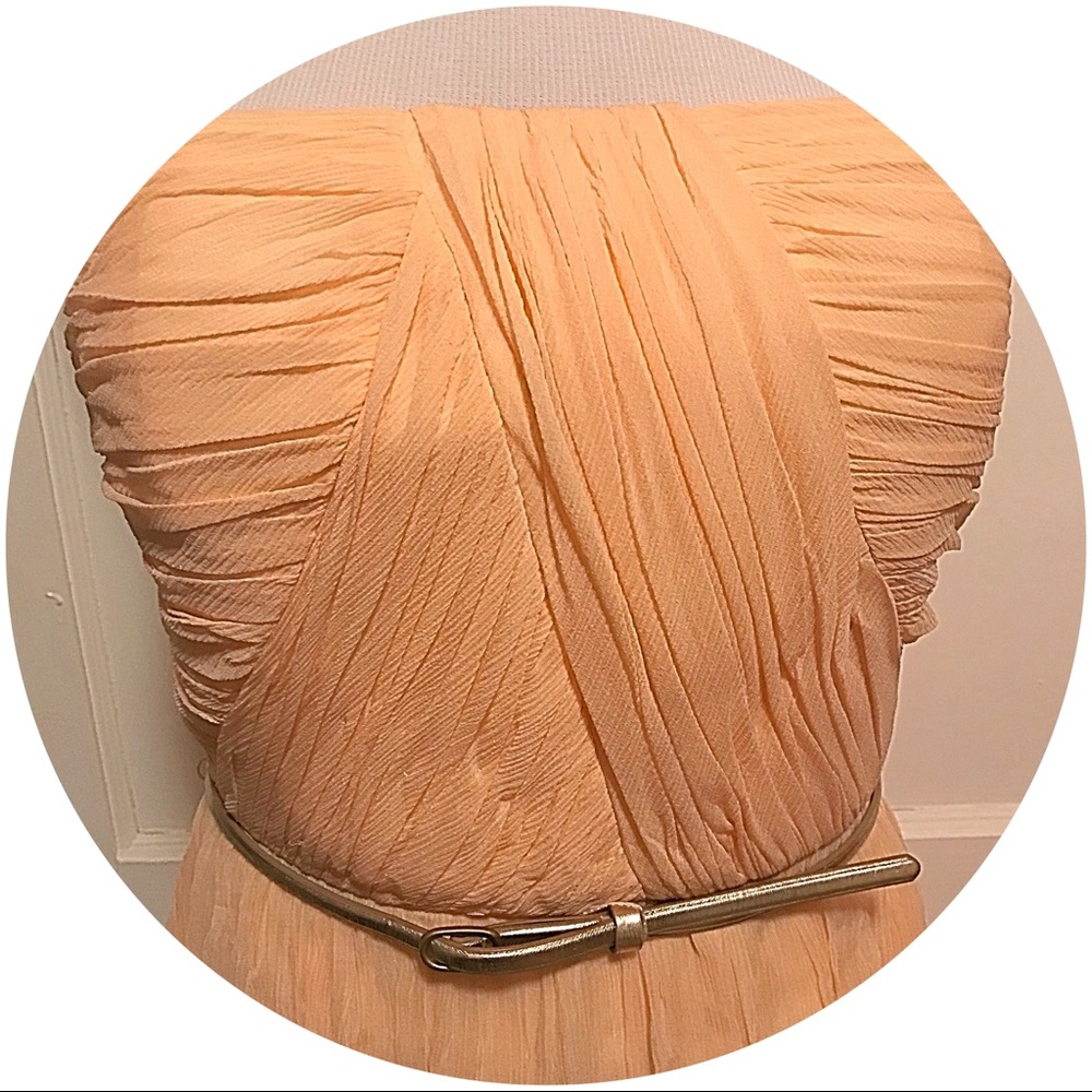 {Donna Morgan} Silk Chiffon Dress, 6 - Picture 2 of 5